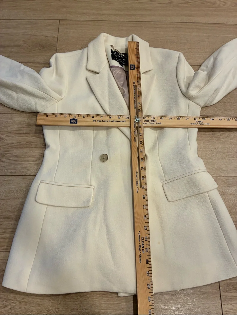 J. Crew Women’s Evening Blazer Jacket Italian Double Cloth Wool Size 10 *READ